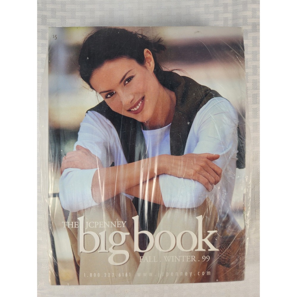 JC Penney Big Book Fall Winter 1999 Catalog NEW in Original Plastic Clothes Toys